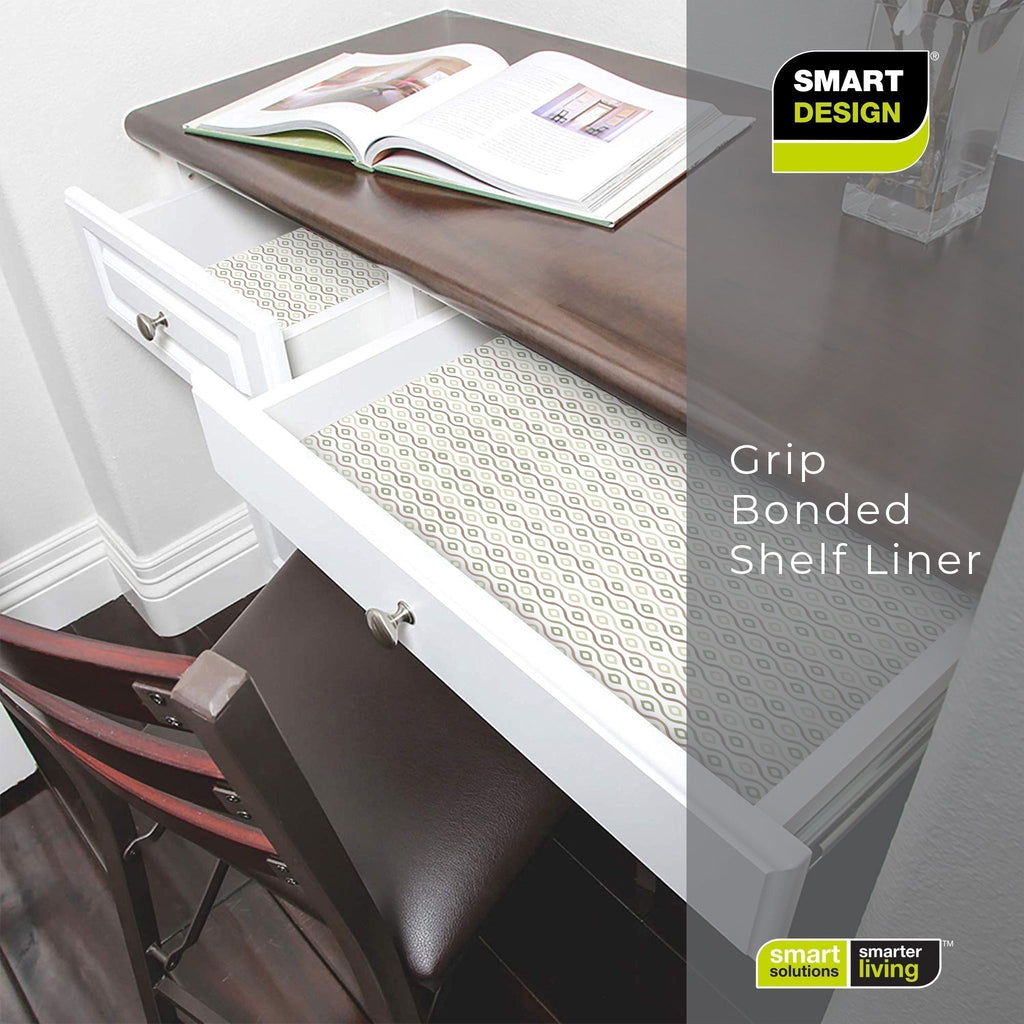 Bonded Grip Shelf Liner - 12 Inch x 10 Feet - Non-Adhesive